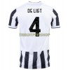 Original Fußballtrikot Juventus Matthijs de Ligt 4 Heimtrikot 2021-22 Für Herren
